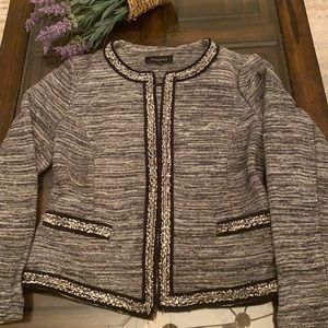 Talbots Knit Blend Grey Jacket